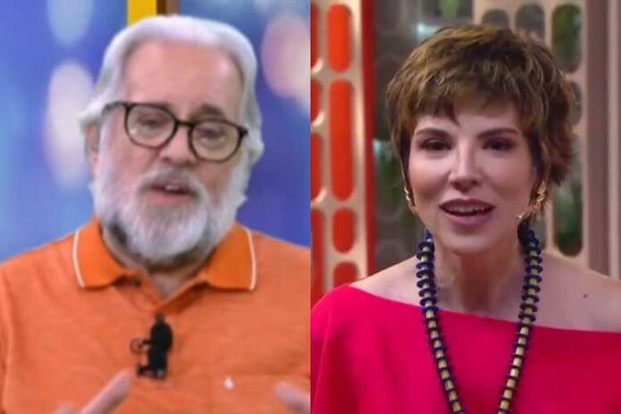 Leão Lobo e Glória Vanique Leão Lobo e Glória Vanique (Reprodução: RedeTV/TV Gazeta)