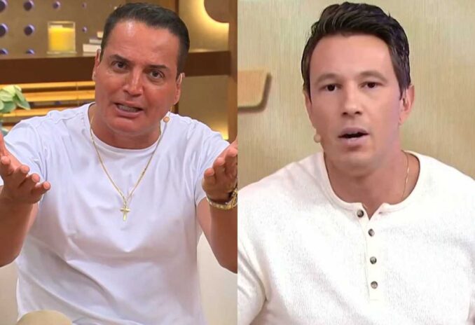 Leo Dias e Gabriel Cartolano (Reprodução: Band/SBT)