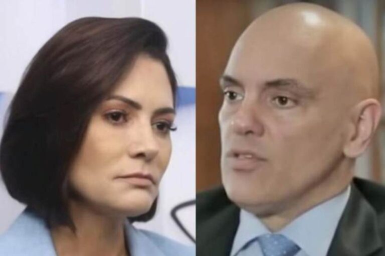 Michelle “atropela” Flávio Bolsonaro e advogados e tem reunião às pressas com Moraes