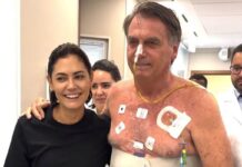 Jair Bolsonaro está fechado com Michelle contra os filhos e chegou a passar mal com atitude