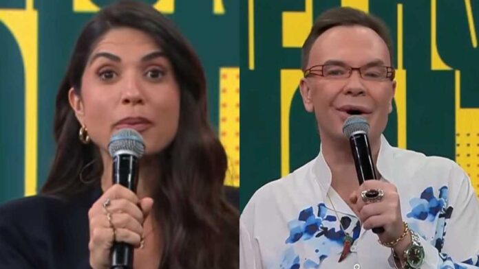 Pâmela Lucciola (Reprodução: Band TV)