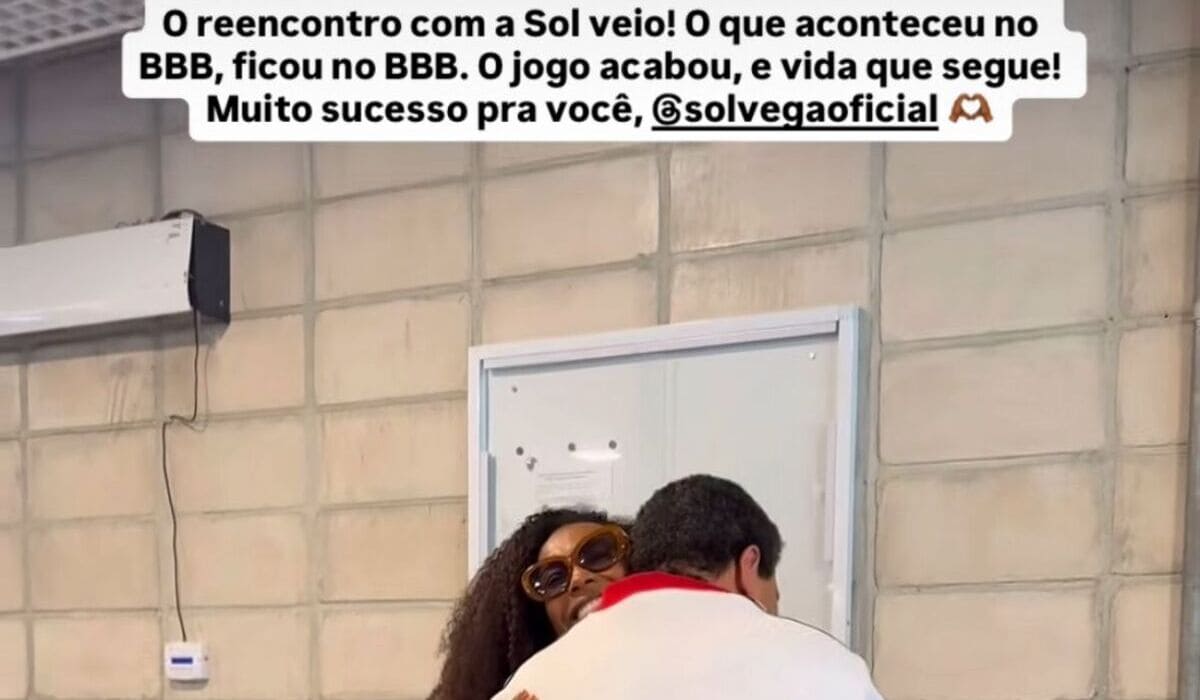 Reencontro Babu e Sol Vega (Fonte: Instagram)