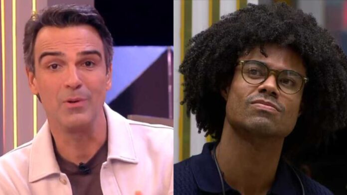 Tadeu Schmidt e Breno (Reprodução: TV Globo)