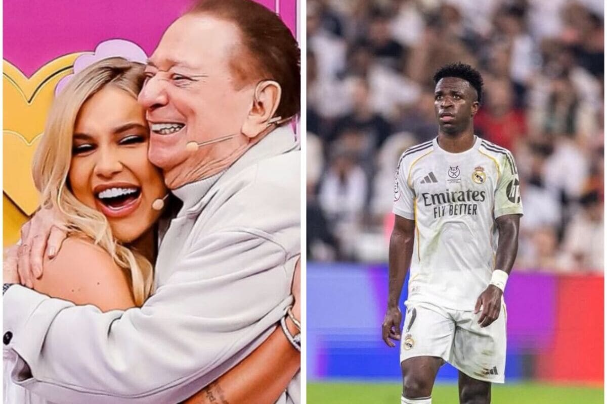 Virginia e Raul Gil/Vinicius Jr (Fonte: Redes Sociais)