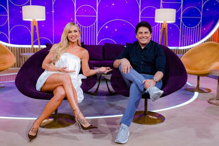 Virginia Fonseca e Cesar Filho (Fonte: Lourival Ribeiro/SBT) Virginia Fonseca e Cesar Filho (Fonte: Lourival Ribeiro/SBT)