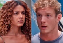 Três Graças: Após sair da prisão, Viviane rejeita Leonardo