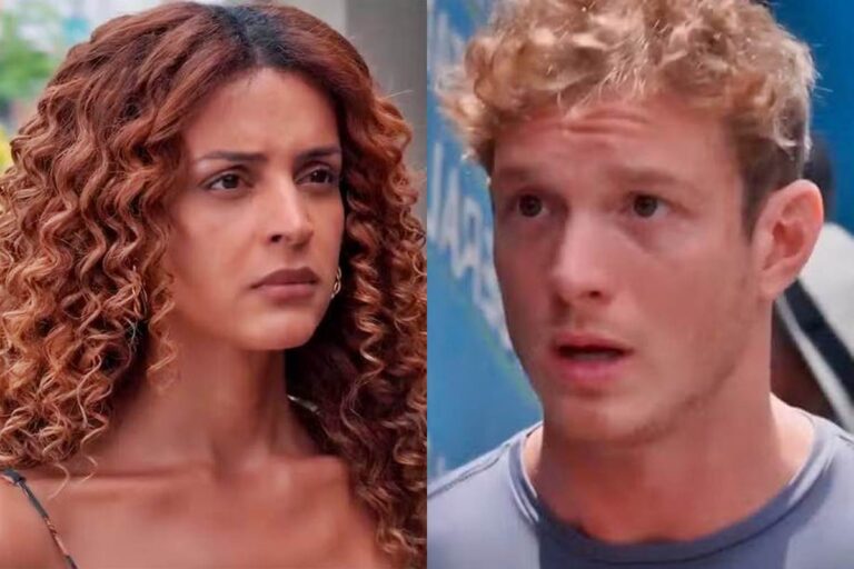 Três Graças: Após sair da prisão, Viviane rejeita Leonardo