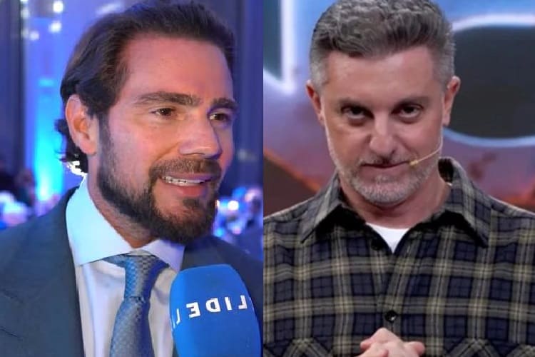 Vorcaro e Huck Daniel Vorcaro e Luciano Huck (Foto: Montagem/Reprodução/Globo)