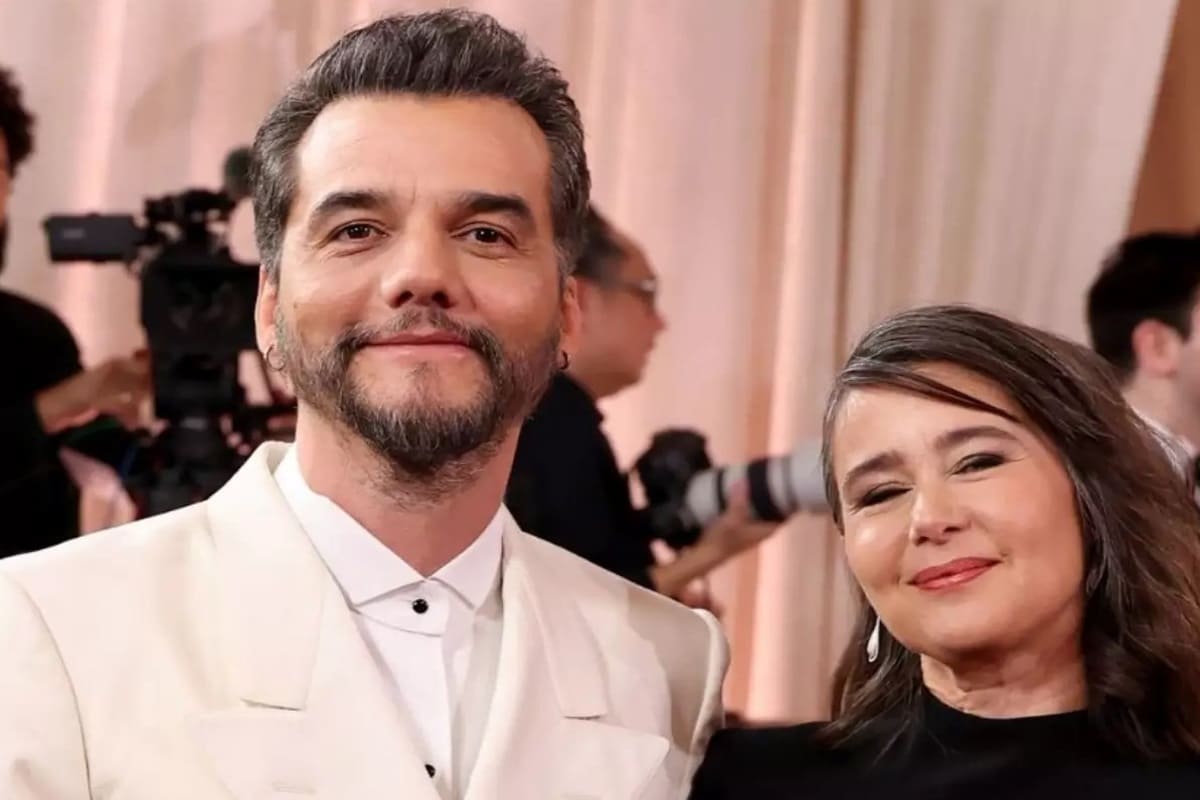 Wagner Moura e Sandra Delgado (Foto: Instagram)