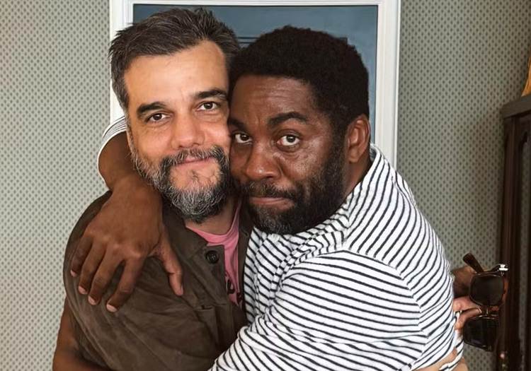 Wagner Moura e Lázaro Ramos - instagram
