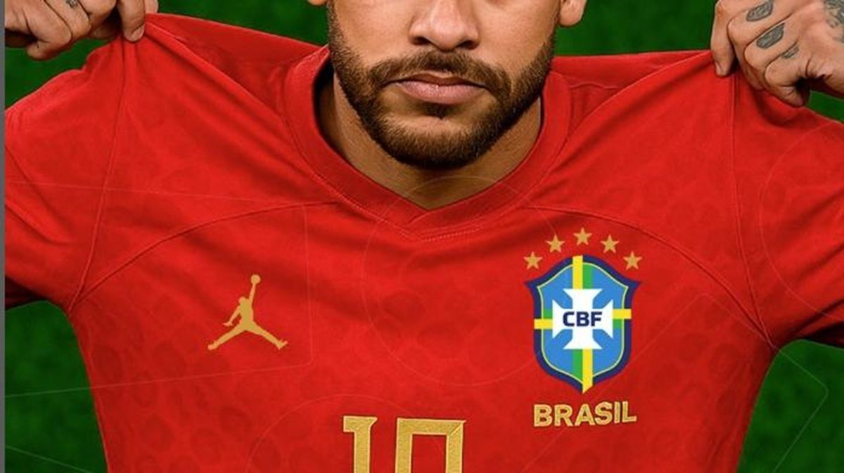 Neymar Uniforme da Seleção Brasileira Brasa Uniforme da Seleção Brasileira (Foto: Reprodução)
