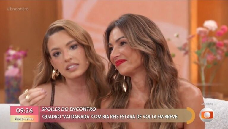 O choro de Patrícia Poeta ao vivo no Encontro