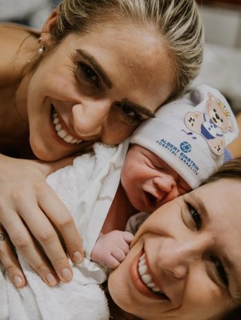 Repórter da Record, Lorena Coutinho mostrou rosto do primeiro filho com Natália Daumas - Foto: Reprodução/Instagram