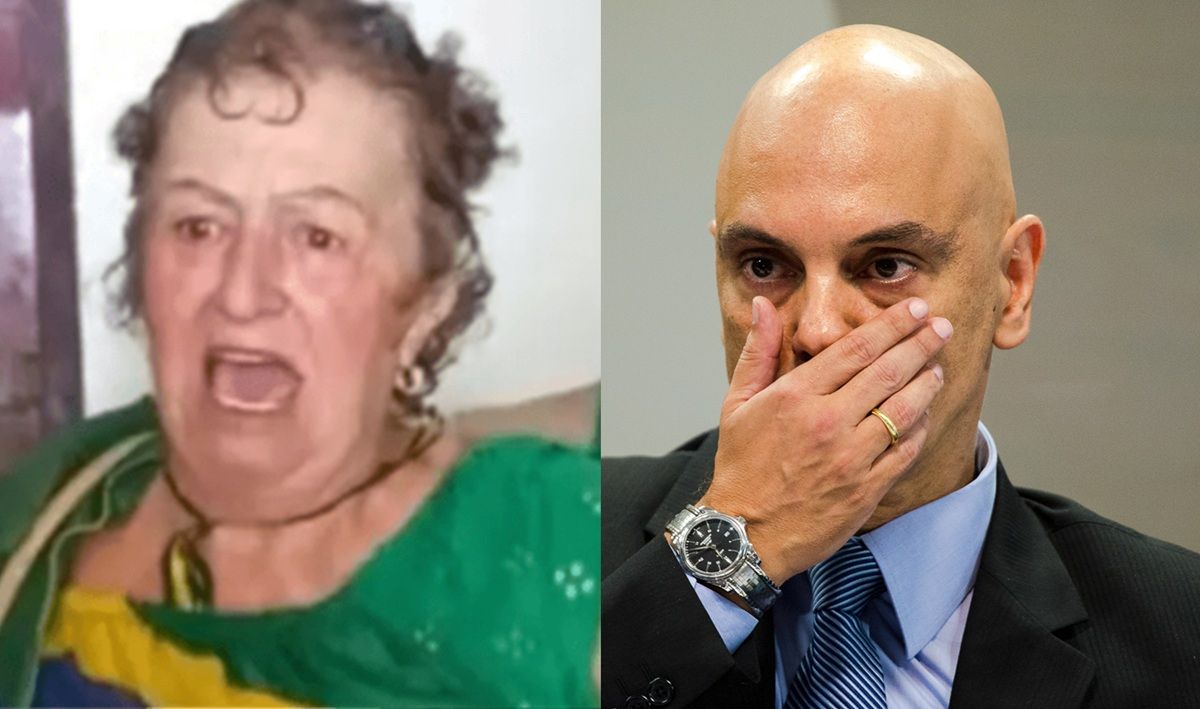 Moraes e Dona Fátima de Tubarão (Foto: Colagem Área Vip // Reprodução // Marcelo Camargo/Agência Brasil)