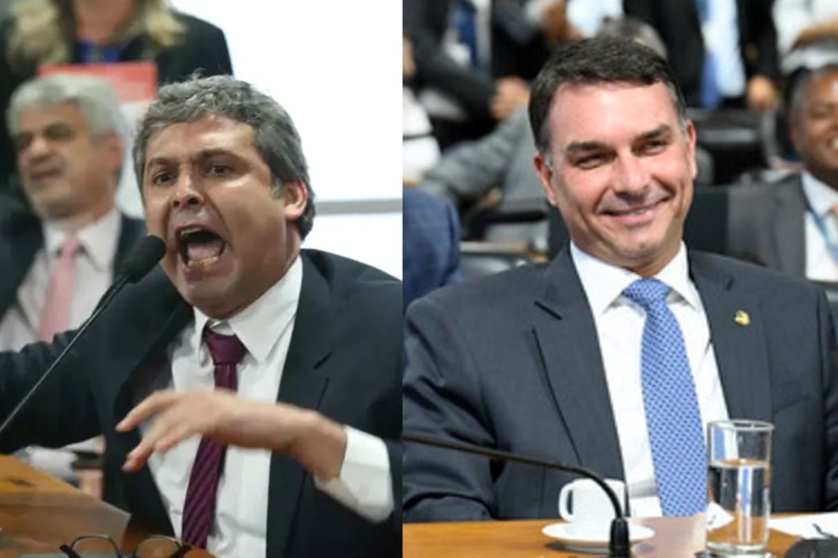 Lula Lindbergh e Flávio Bolsonaro (Foto: Colagem AV// Fabio Rodrigues Pozzebom/Agência Brasil // Andressa Anholete/Agência Senado)