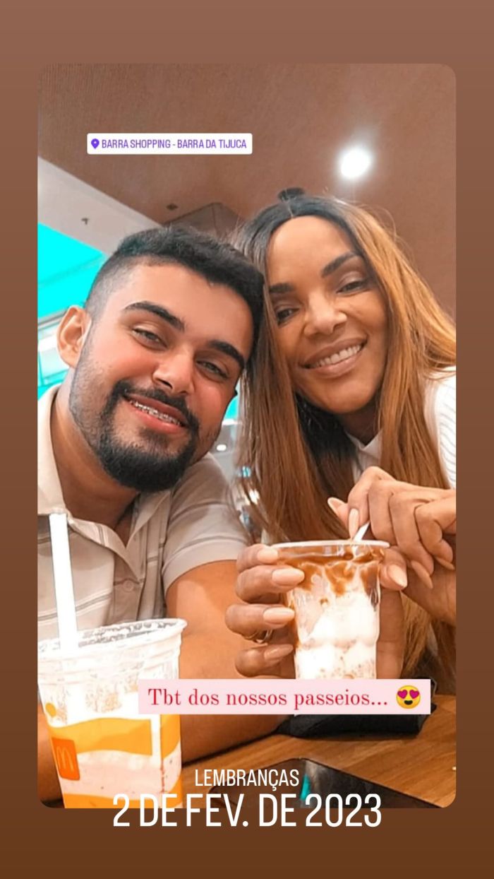 Flordelis e Allan Soares - Reprodução/Instagram