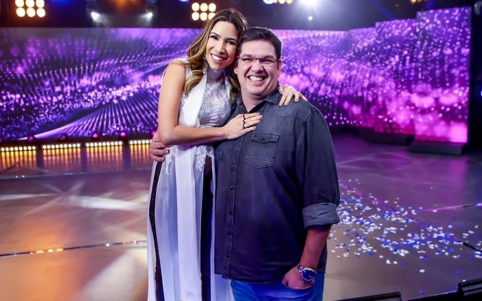 Patricia Abravanel e Michael Ukstin/ Foto: SBT