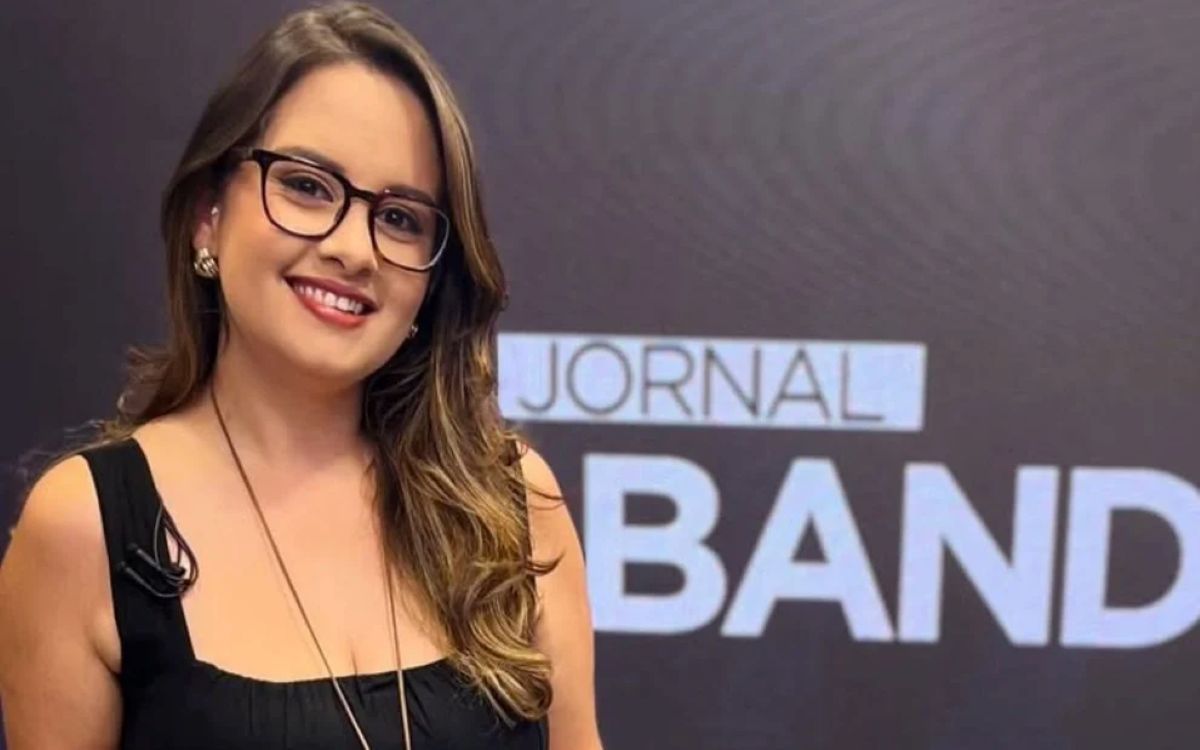 Jornalista da Band (Foto: Reprodução/ Band)