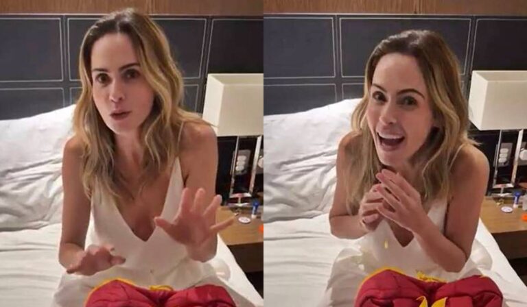 Em vídeo gravado em hotel, Ana Paula Renault se diz surpresa pela vitória no BBB26