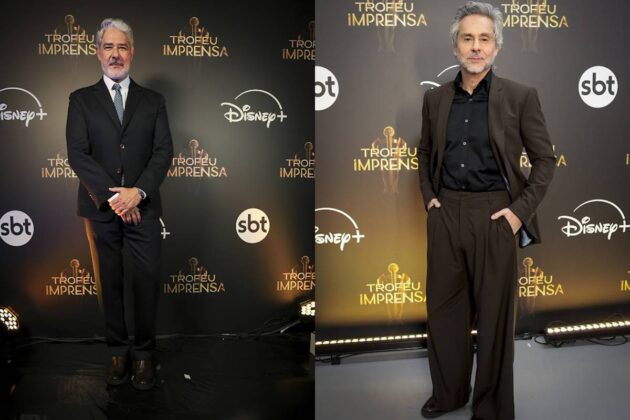 William Bonner e Alexandre Nero