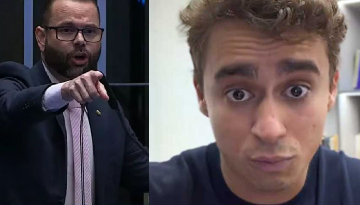 Jorge Seif e Nikolas Ferreira (Foto: Reprodução/TV Senado)