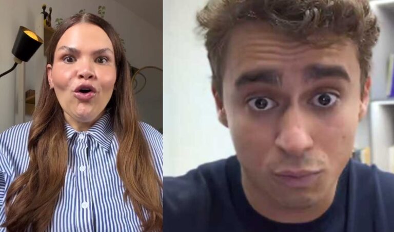 Thais Carla comemora condenação de Nikolas Ferreira