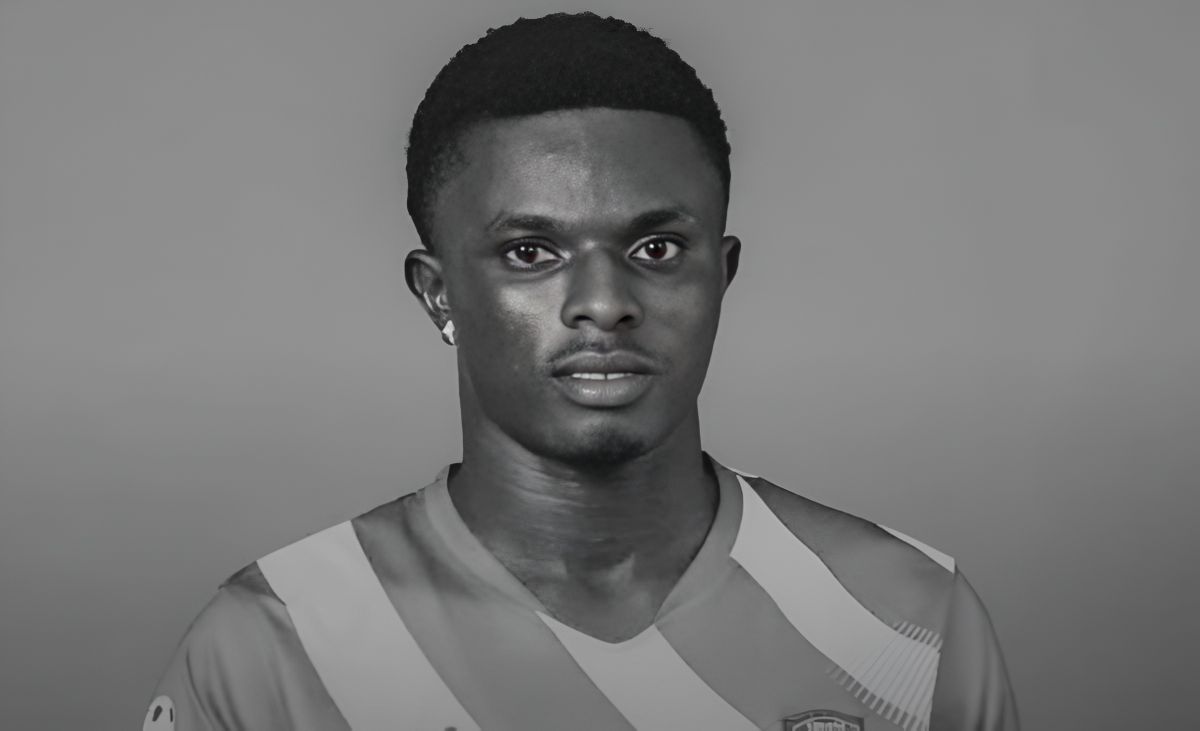 Jogador de futebol Dominic Frimpong Jogador de futebol Dominic Frimpong (Foto: Reprodução/ Berekum Chelsea)