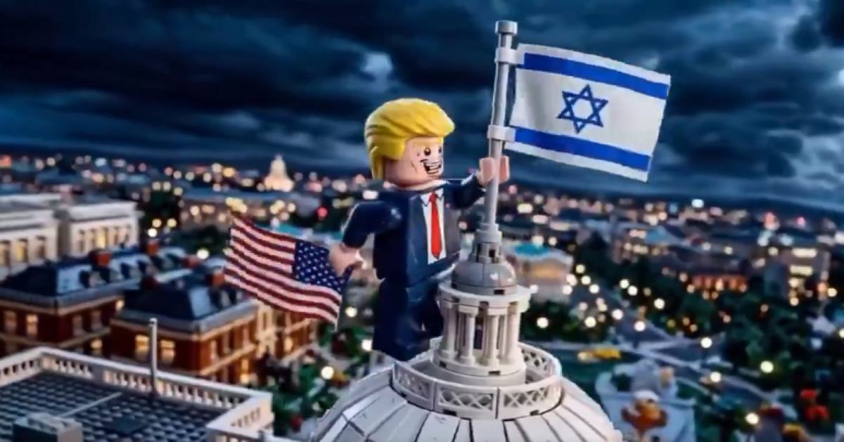 Irã transforma Trump em Lego (Foto: Reprodução/ X)