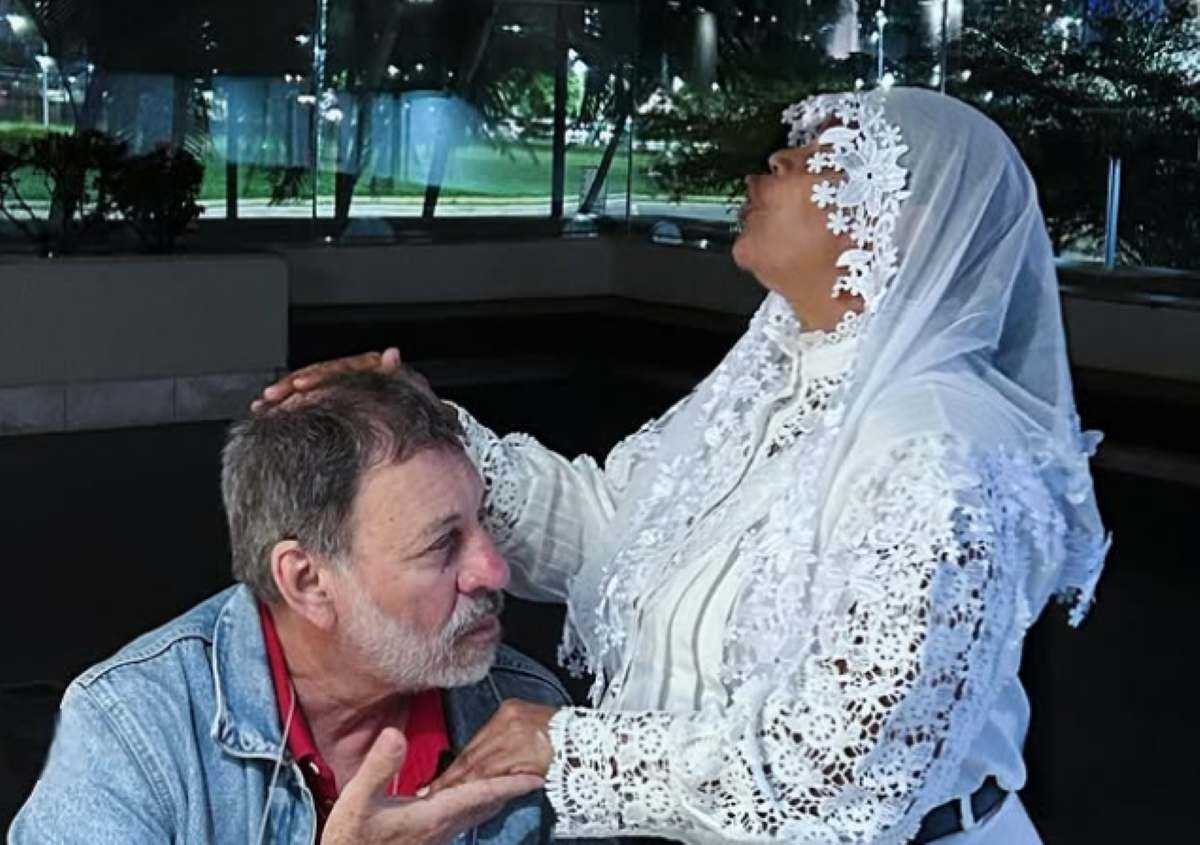 Irmã Mônica e Delúbio Soares (Foto: Reprodução/ Instagram)