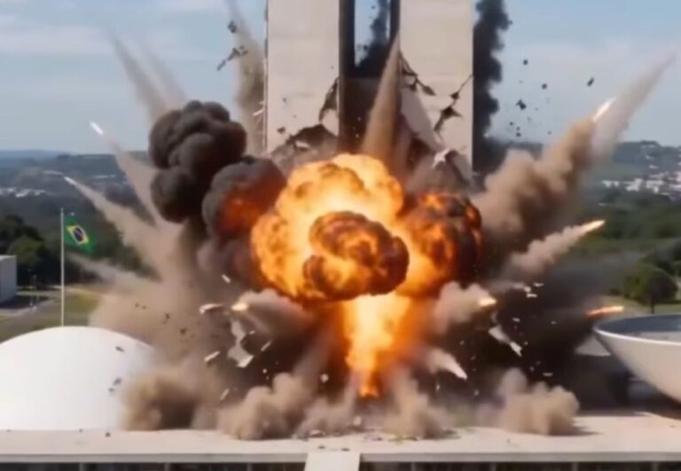 Bolsonaristas publicam vídeo dos EUA destruindo Brasília e favelas