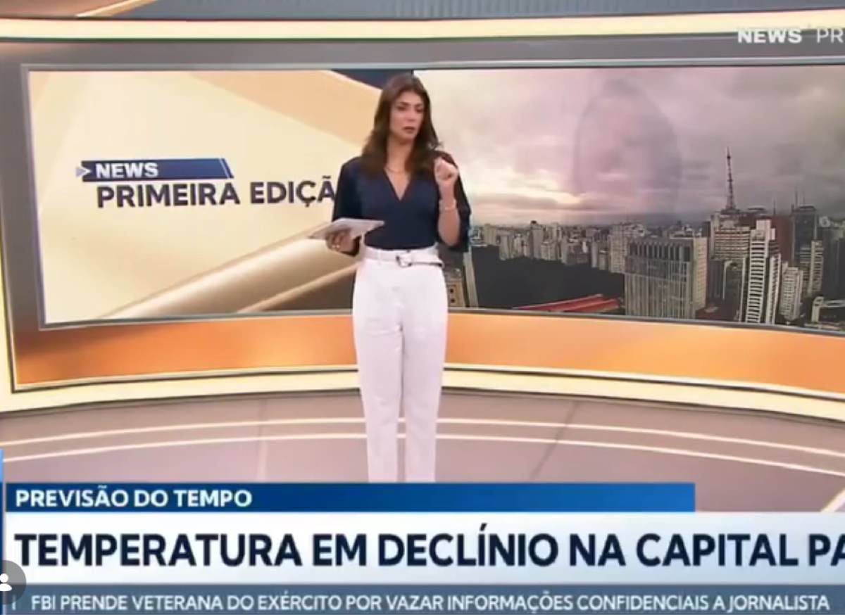 Luara Castilho no SBT (Foto: Reprodução)