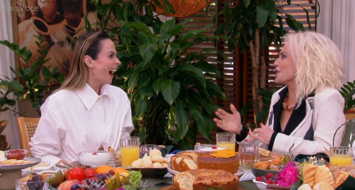 Vencedora do BBB26 Ana Paula Renault e Ana Maria Braga no Mais Você (Foto: Reprodução)