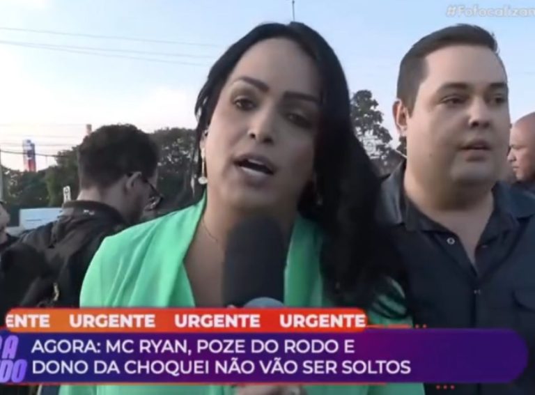 Repórter do SBT é empurrada por seguranças e fãs do MC Ryan: “Não vão agredir”