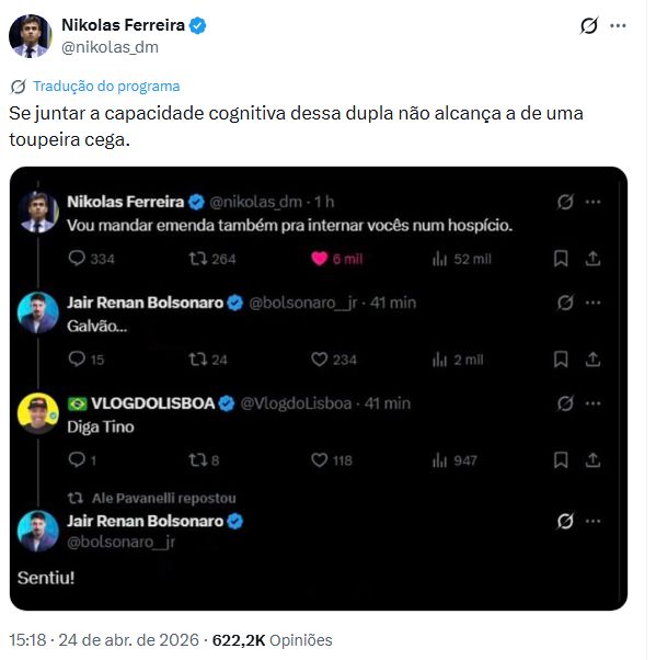 Nikolas Ferreira (Captura de tela 2026-04-24)