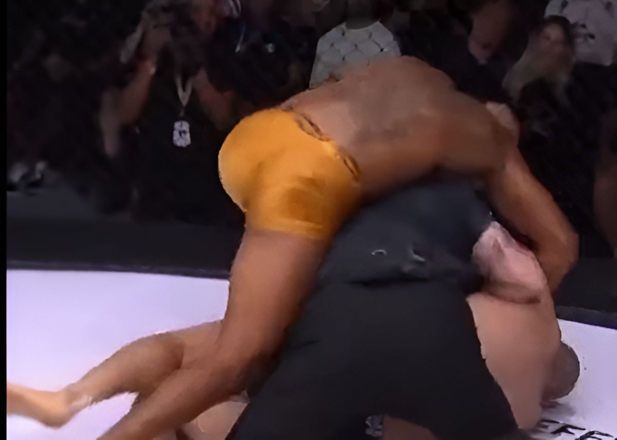 Jungle Fight: Matheus Araújo venceu Anderson Nascimento via finalização nas quartas do Fight do Milhão. Foto: Captura de Tela/ Instagram)