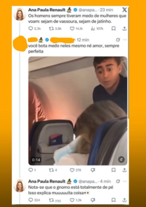 Ana Paula Renault (Captura de tela/ X)
