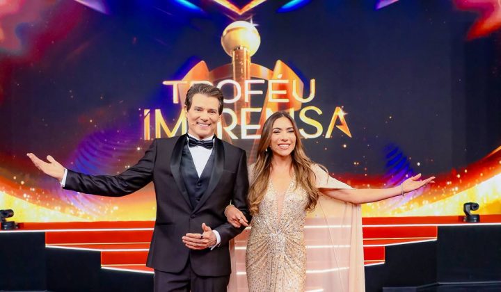 Celso Portiolli e Patricia Abravanel
