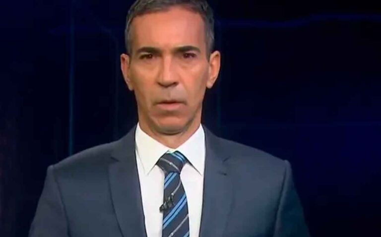 César Tralli encerra o ‘Jornal Nacional’ de maneira diferente após luto