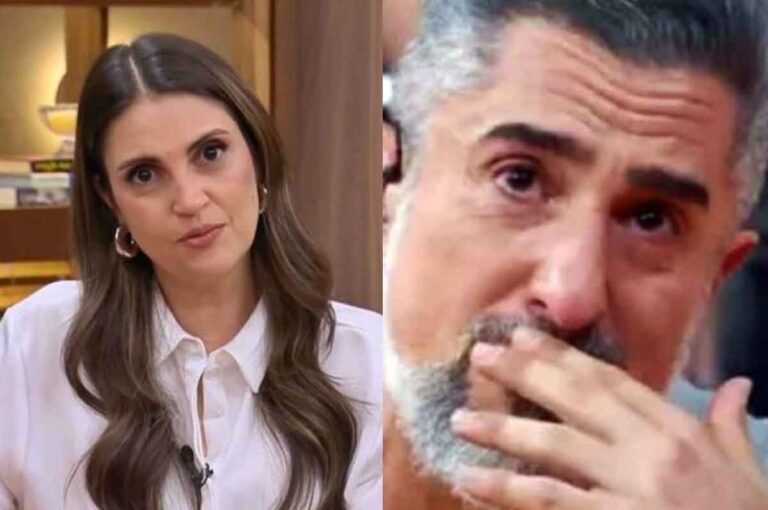 Chris Flores reage ao encontro de Marcos Mion e Renato Aragão: ‘Talvez…’