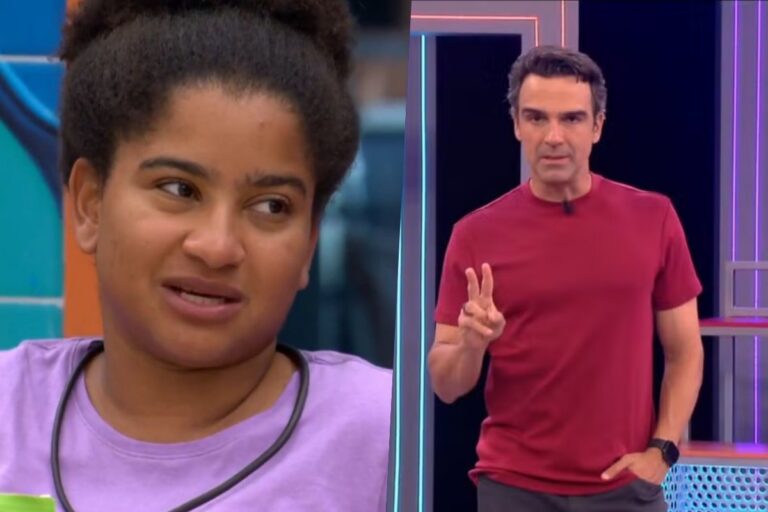 BBB26: Tadeu Schmidt é pego desprevenido e recebe proposta de Milena