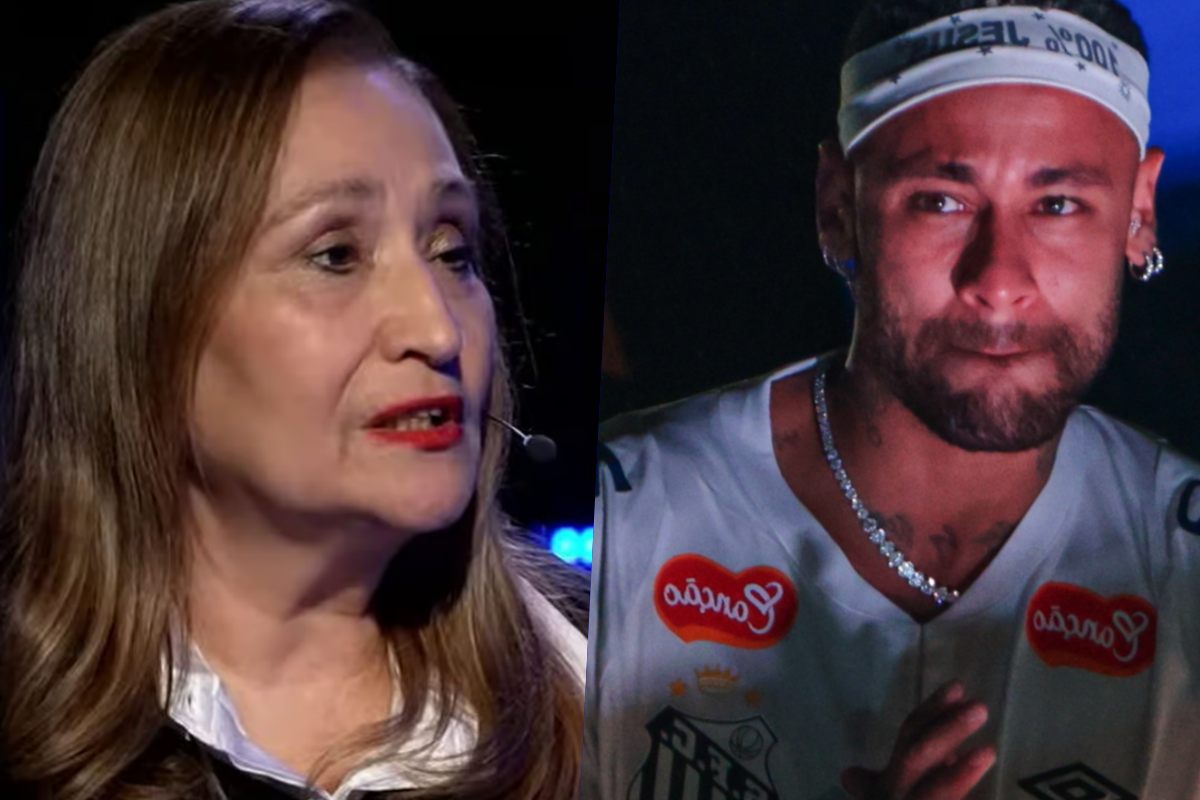 Sonia Abrão e Neymar