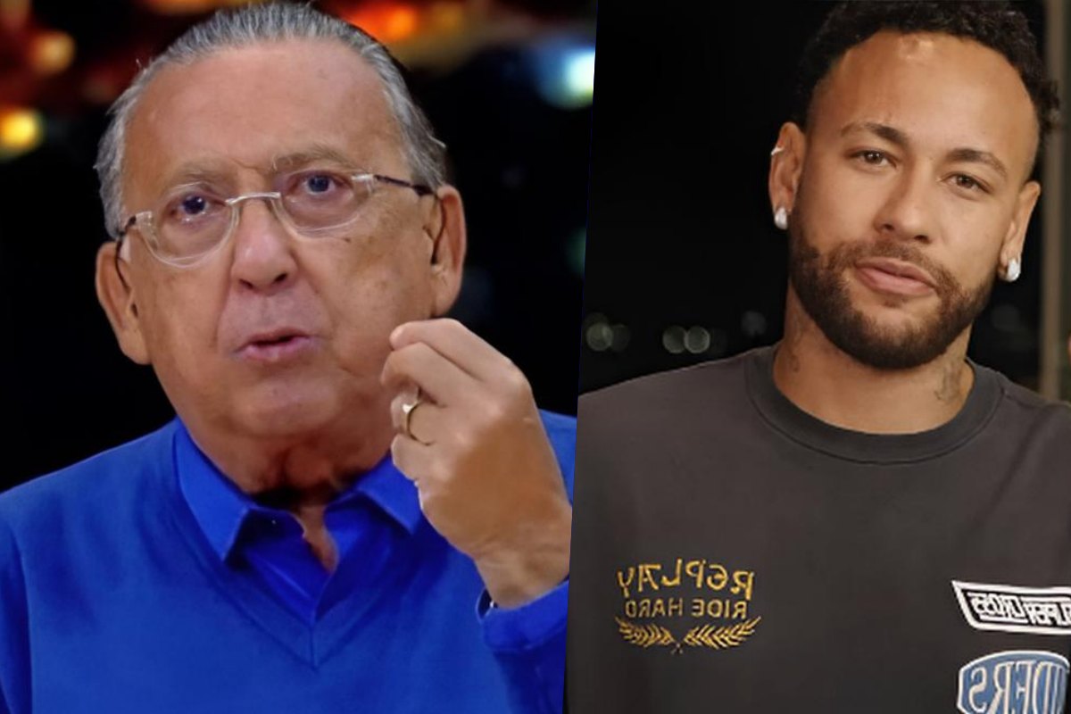 Galvão Bueno e Neymar Jr