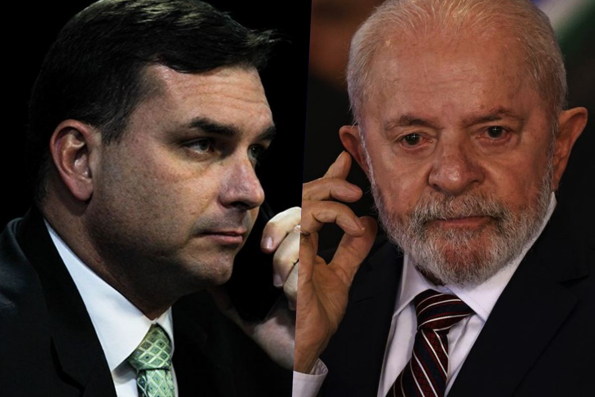 Flávio Bolsonaro e Lula