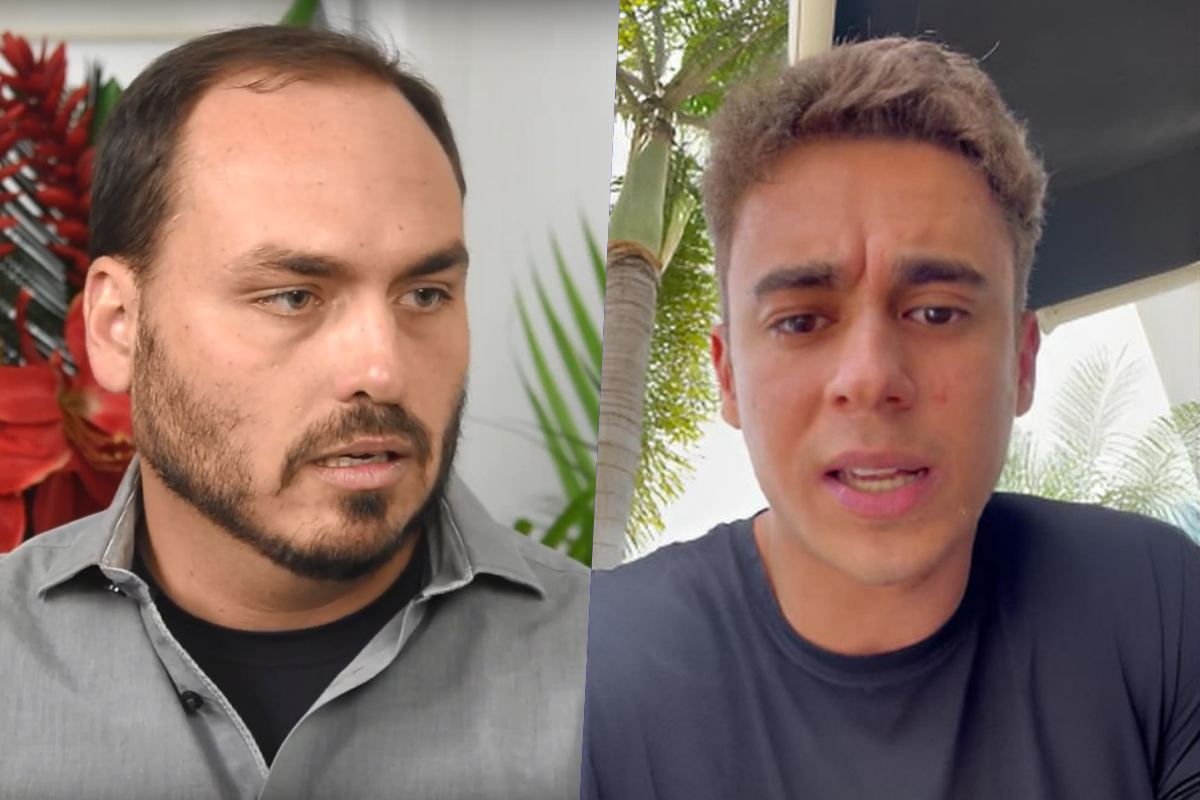 Carlos Bolsonaro e Nikolas Ferreira