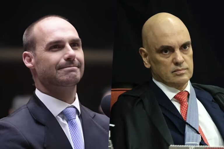 Eduardo Bolsonaro ataca Moraes e diz: “Tem fetiche comigo”