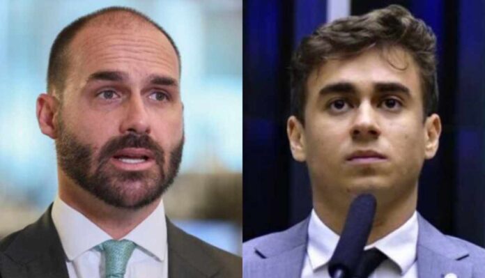Eduardo Bolsonaro e Nikolas Ferreira 