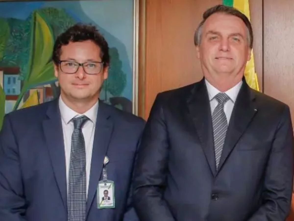 Fabio Wajngarten e Jair Bolsonaro (Foto: Divulgação / PR)