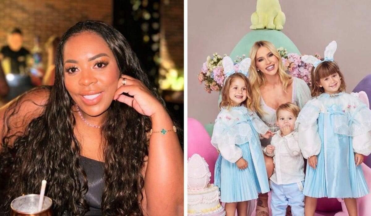 Fernanda Cristina/Virginia, Maria Alice, Maria Flor e José Leonardo (Fonte: Redes Sociais)