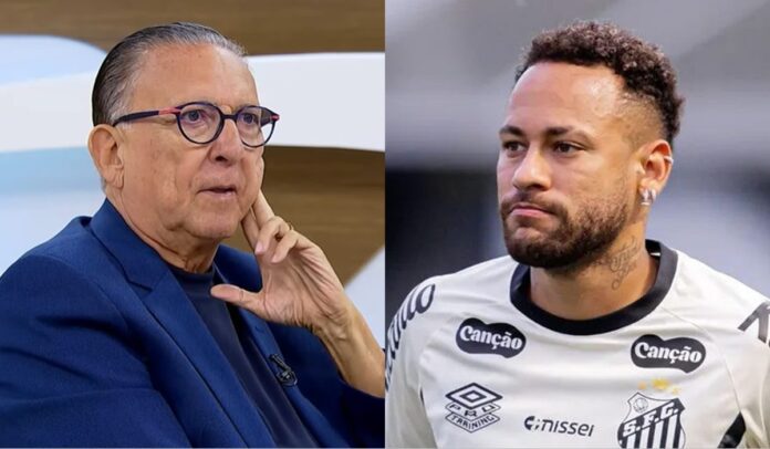 Galvão Bueno e Neymar