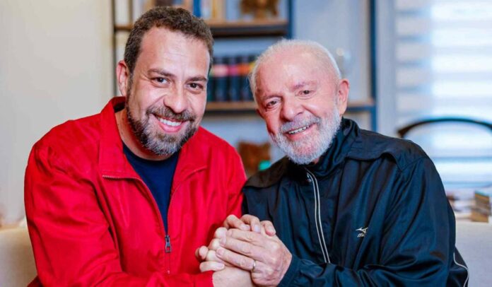 Guilherme Boulos e Lula